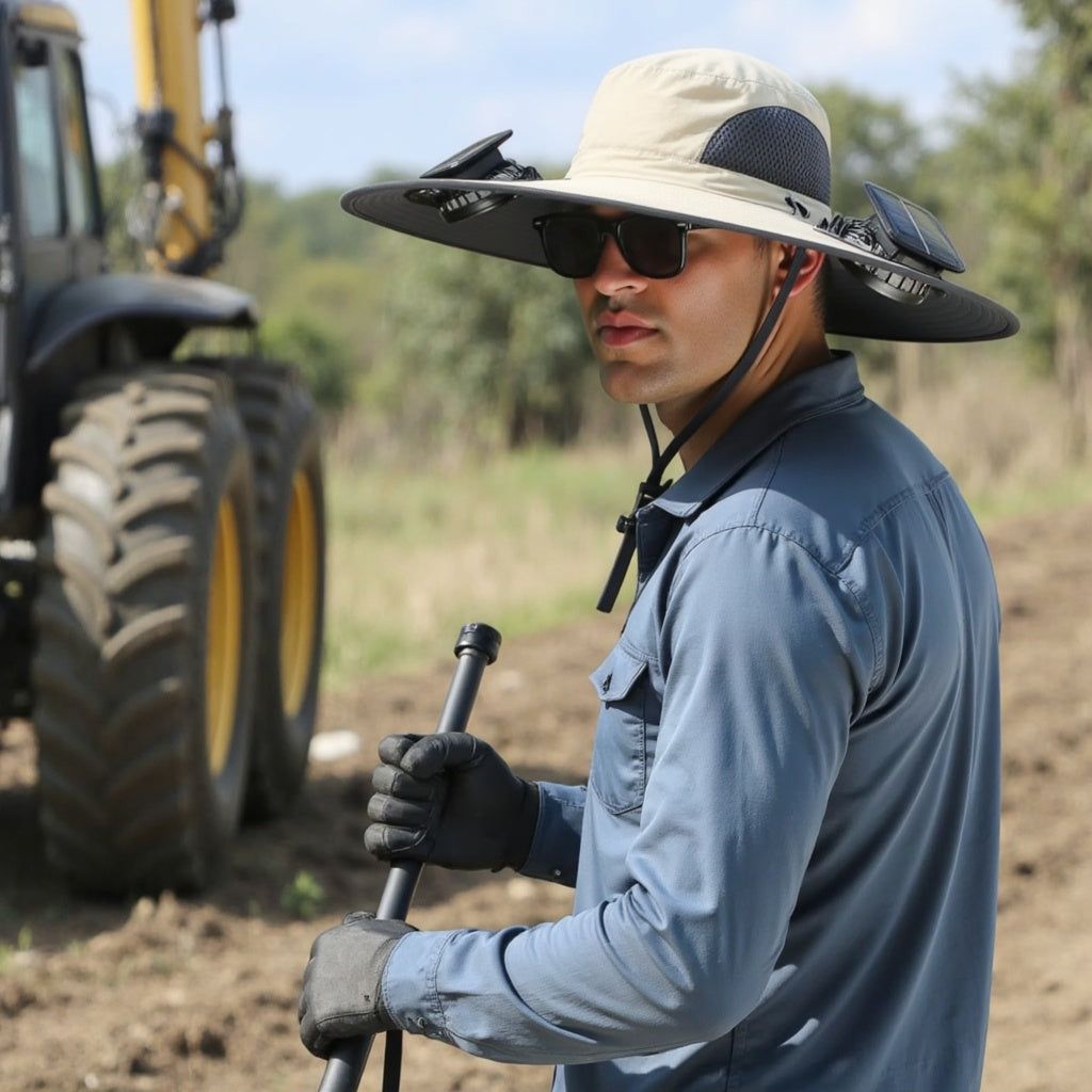 Aerynix BreezeCap™ Solar-Powered Cooling Hat