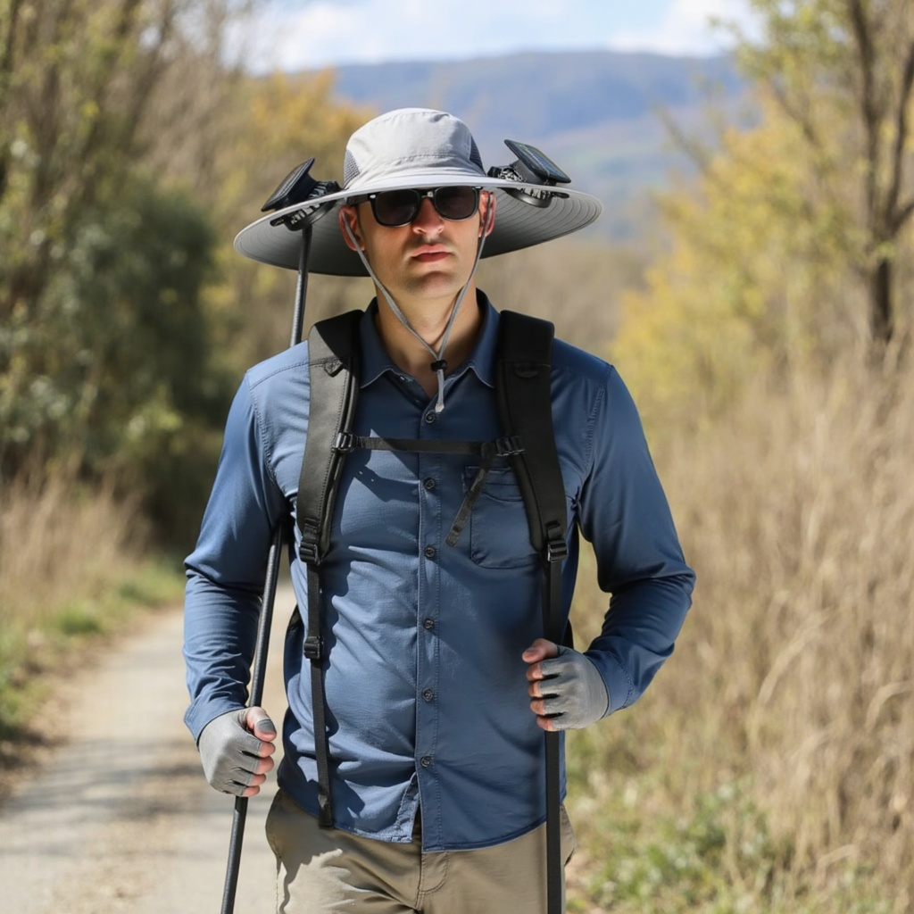 Aerynix BreezeCap™ Solar-Powered Cooling Hat