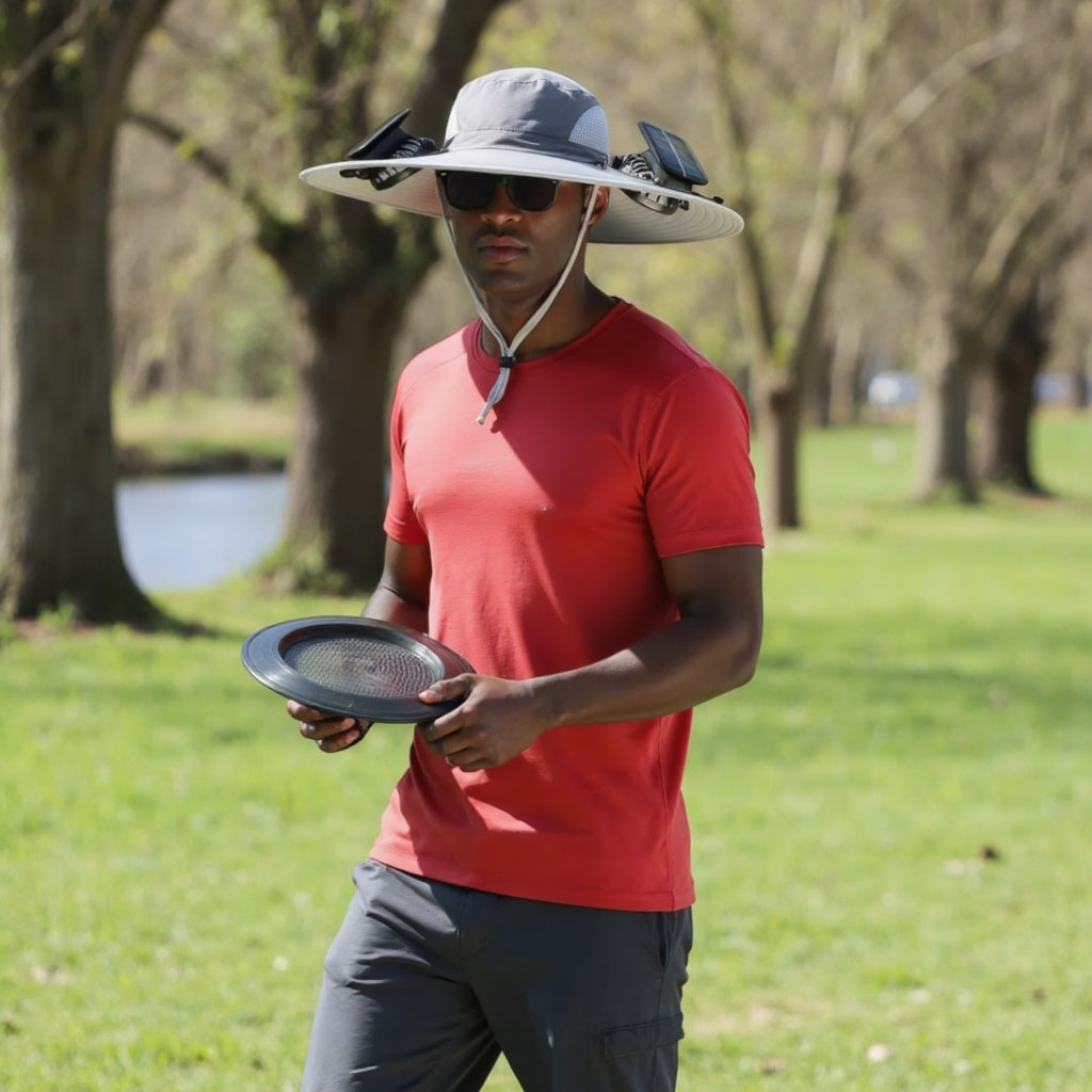 Aerynix BreezeCap™ Solar-Powered Cooling Hat