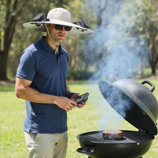 Aerynix BreezeCap™ Solar-Powered Cooling Hat
